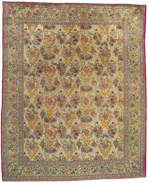 10 x 12 Vintage Persian Tabriz Rug 61126