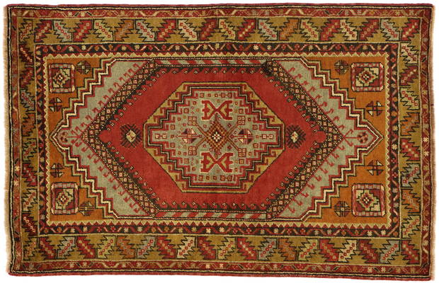 4 x 6 Vintage Oushak Rug 51389