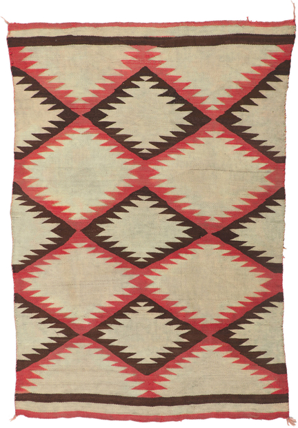 5 x 7 Vintage Navajo Eye Dazzler Rug 78429