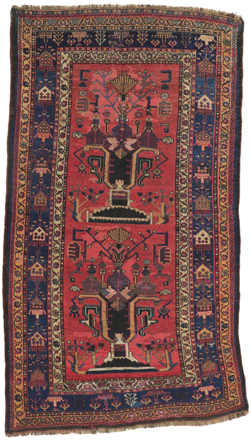 5 x 9 Antique Persian Lori Rug 61219