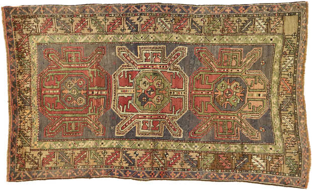 4 x 6 Vintage Oushak Rug 51392