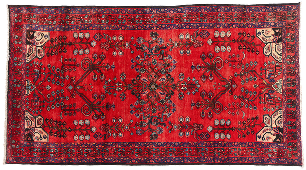 6 x 10 Vintage Red Persian Lilihan Rug 61176