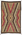 4 x 7 Vintage Navajo Ganado Rug 78431