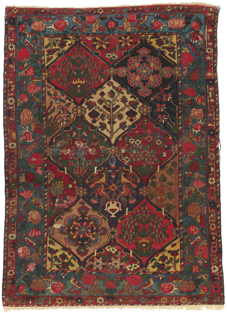 5 x 6 Antique Persian Bakhtiari Rug 78416