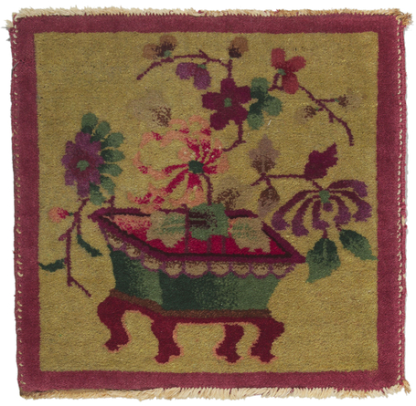 2 x 2 Antique Chinese Art Deco Rug 78436