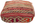 2 x 2 x 1 Vintage Moroccan Kilim Floor Pouf 78438