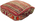 2 x 2 x 1 Vintage Moroccan Kilim Floor Pouf 78438