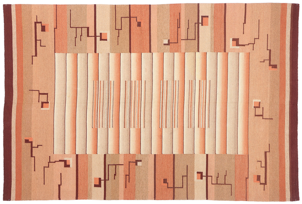 6 x 10 Laila Karttunen Antique Finnish Flatweave Rug 78466