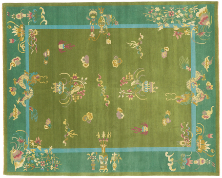 8 x 10 Chinese Art Deco Rug 30924