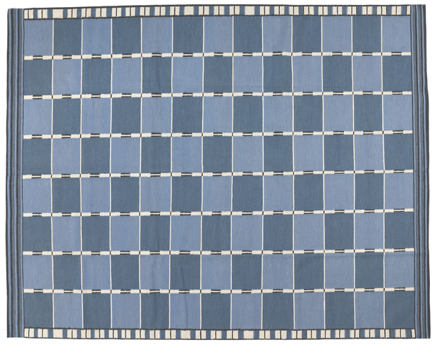 10 x 13 Scandinavian Modern Swedish Inspired Kilim Rug 30941