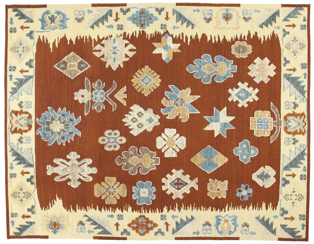 10 x 13 Oushak High-Low Rug 30892