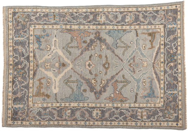 4 x 6 Small Modern Oushak Rug 80999