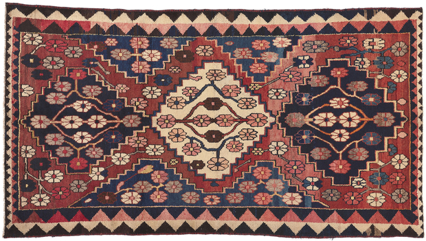 5 x 9 Antique Persian Shiraz Rug 61234