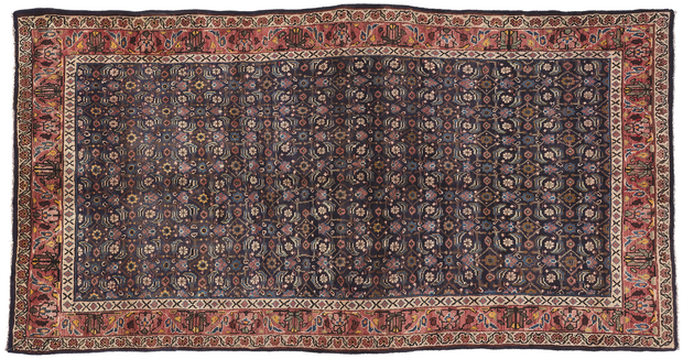 5 x 10 Vintage Persian Mahal Rug 61236