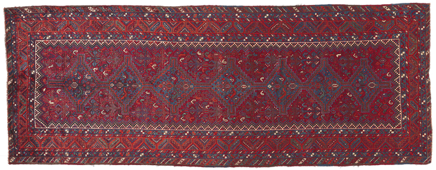 4 x 10 Antique Persian Shiraz Rug 61239