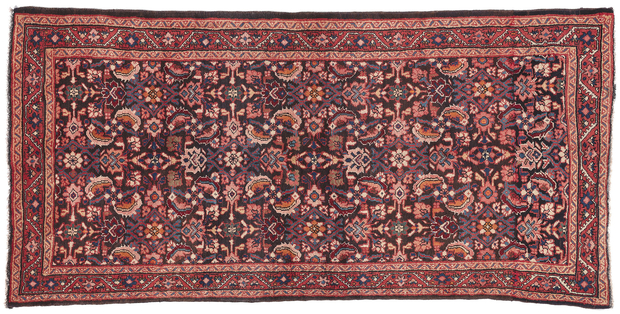 4 x 8 Vintage Persian Mahal Rug 61241