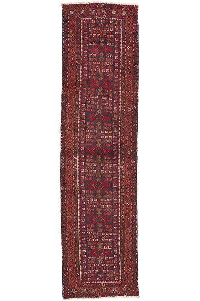 4 x 14 Antique Persian Heriz Runner 61254