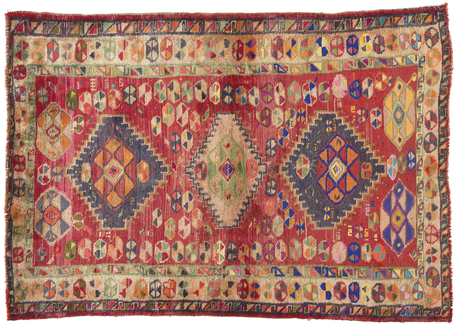 3 x 5 Vintage Persian Shiraz Rug 61255