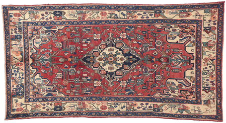 5 x 9 Vintage Persian Hamadan Rug 61258