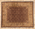 8 x 10 Earth-Tone Vintage Tibetan Rug 78458