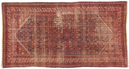7 x 12 Antique Persian Malayer Rug 78548