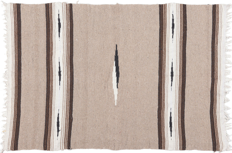 5 x 7 Vintage Mexican Serape Kilim Rug 78550