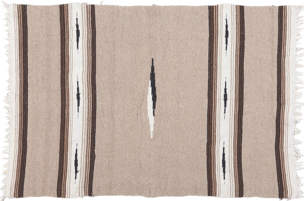 5 x 7 Vintage Mexican Serape Kilim Rug 78550