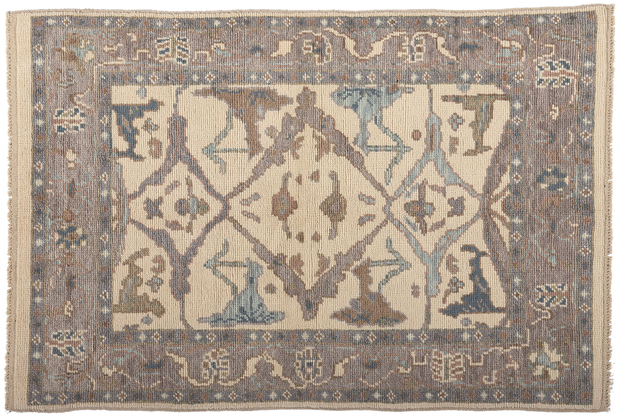 4 x 6 Modern Oushak Rug 80997