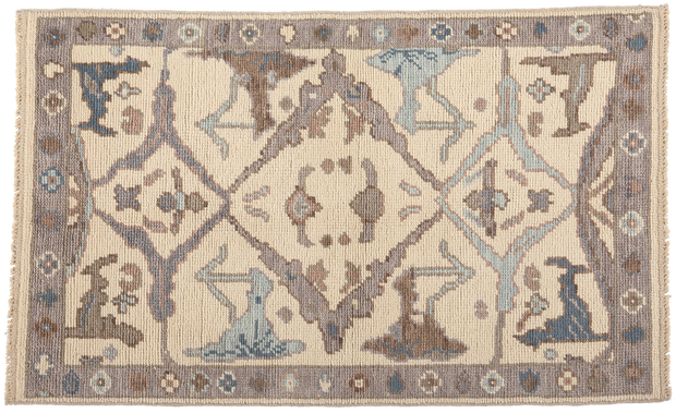 3 x 6 Small Modern Oushak Rug 80998