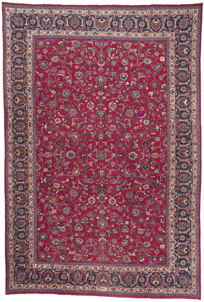 11 x 17 Large Antique Persian Mashhad Rug 78568