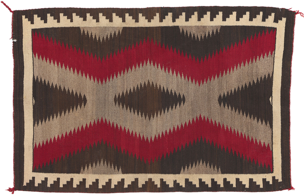 2 x 4 Antique Ganado Navajo Rug 78626