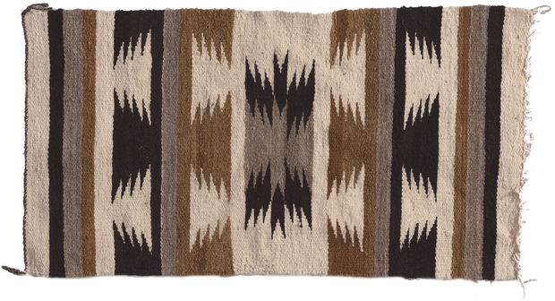 2 x 3 Vintage Ganado Navajo Rug 78632