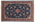 6 x 9 Vintage Navy Blue Indian Rug 78645