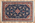 6 x 9 Vintage Navy Blue Indian Rug 78645