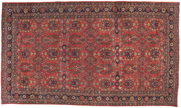 11 x 19 Oversized Antique Persian Mahal Rug 78329