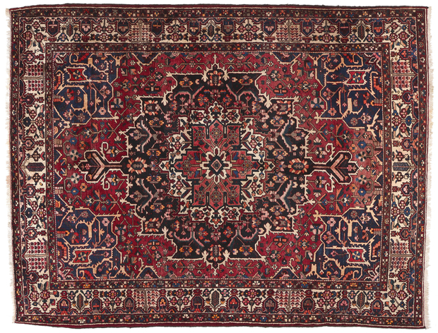 ​10 x 13 Antique Persian Bakhtiari Rug 78570​