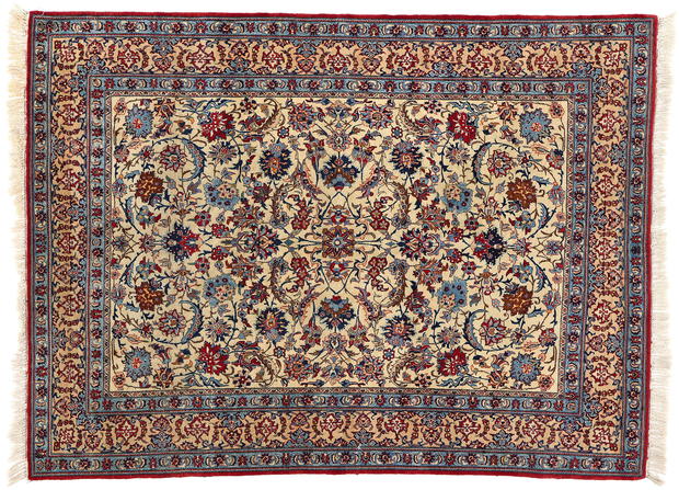 5 x 7 Vintage Persian Isfahan Rug 78680