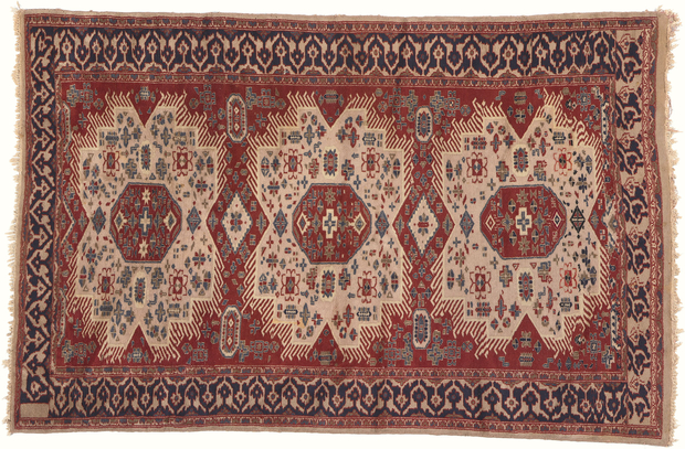 4 x 6 Vintage Pakistani Kazak Rug 78712