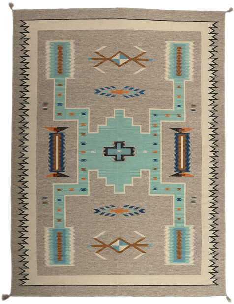 9 x 12 Southwest Modern Navajo-Style Rug 81020