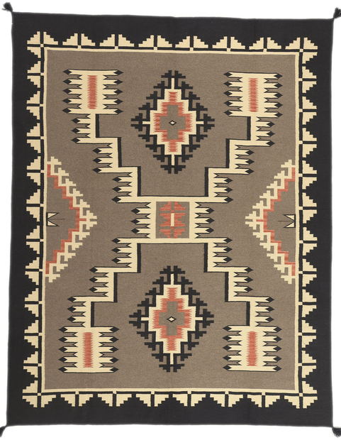 ​9 x 12 Southwest Modern Navajo-Style Rug 81023​