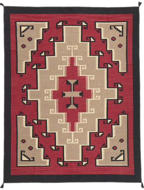 9 x 12 Modern Southwest Red Ganado Navajo-Style Rug 81025