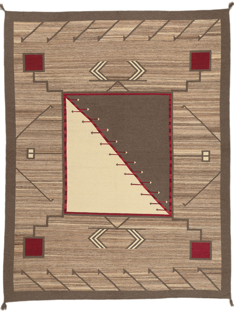 ​​​9 x 12 Southwest Modern Navajo-Style Rug 81035