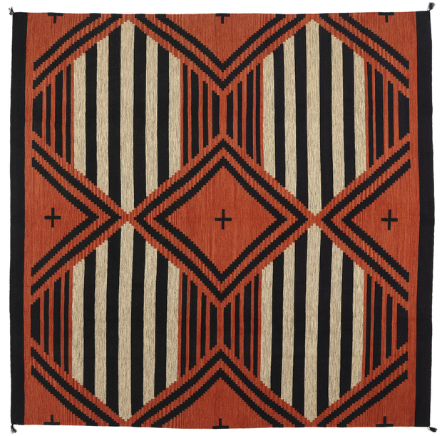 10 x 10 Southwest Modern Chief Blanket Navajo-Style Rug 81042