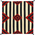 6 x 6 Southwest Modern Chief Blanket Navajo-Style Rug 81046