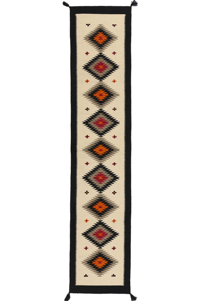 3 x 12 Southwest Modern Ganado Beige Navajo-Style Rug Runner 81049