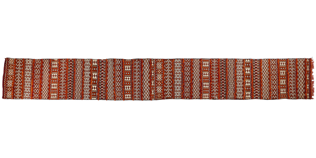 3 x 23 Vintage Zemmour Moroccan Kilim Rug 21772