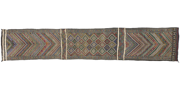4 x 20 Vintage Zemmour Moroccan Kilim Rug 21847