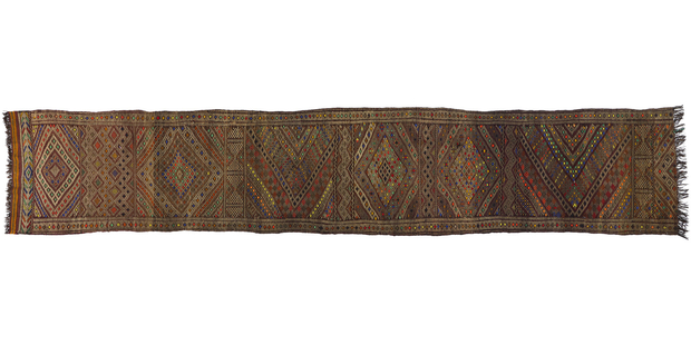 3 x 16 Vintage Zemmour Moroccan Kilim Rug 21845