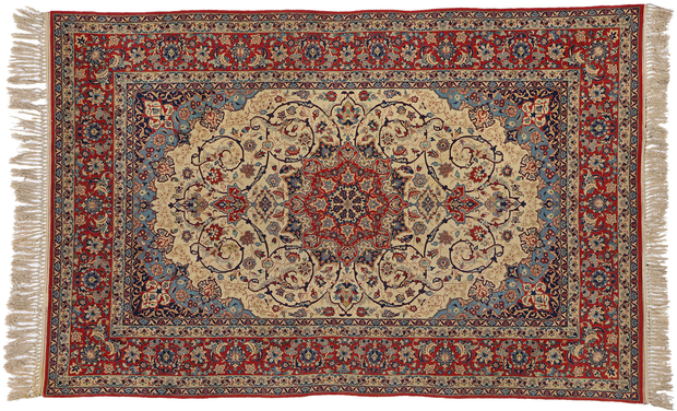 5 x 8 Vintage Persian Isfahan Rug 78721