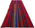 2 x 13 Colorful Vintage Turkish Striped Kilim Rug Runner 78741